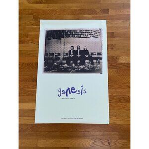Genesis We Can't Dance Original Promo Poster Phil Collins 1991 36x24 Never Hung